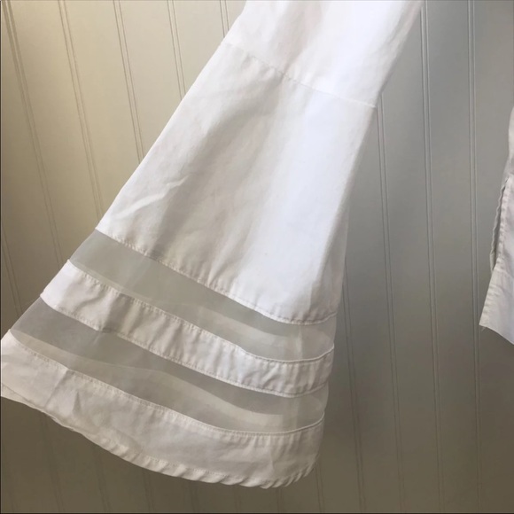 Marled Reunited White Bell Sleeve Top - Picture 2 of 8